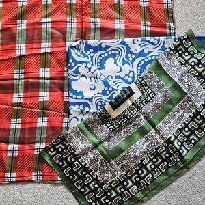 Three Vintage Scarves: Vera, Agnes b.